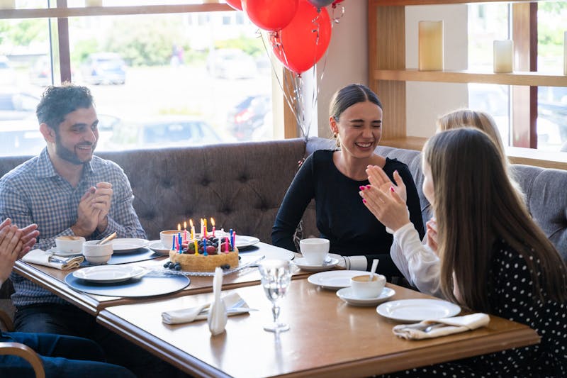 anthonys coal fired — birthday celebration event at restaurant